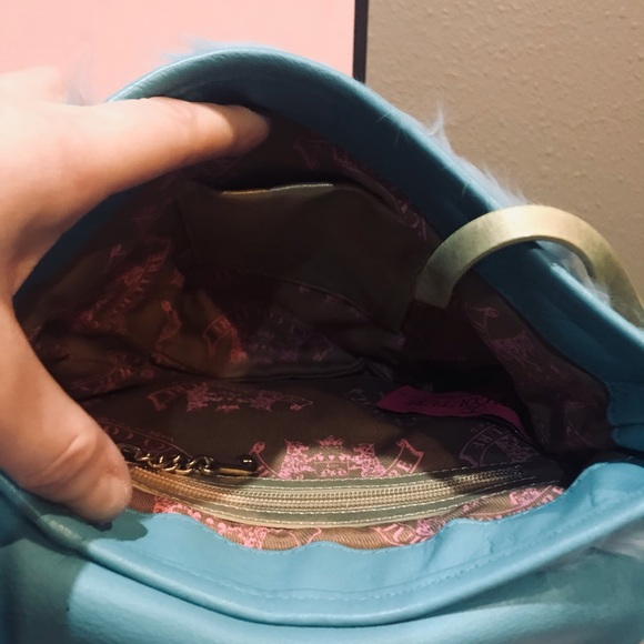 Juicy Couture vintage rabbit and cowhide purse - Picture 9 of 12